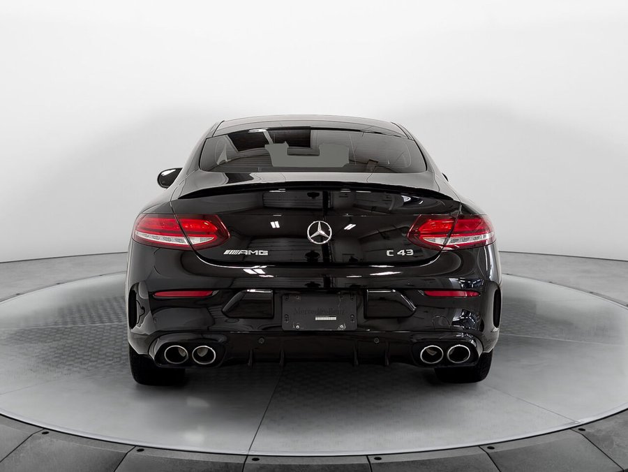 MERCEDES C 43 AMG Coupe Toit Pano Bas Km AWD 2022 Noir