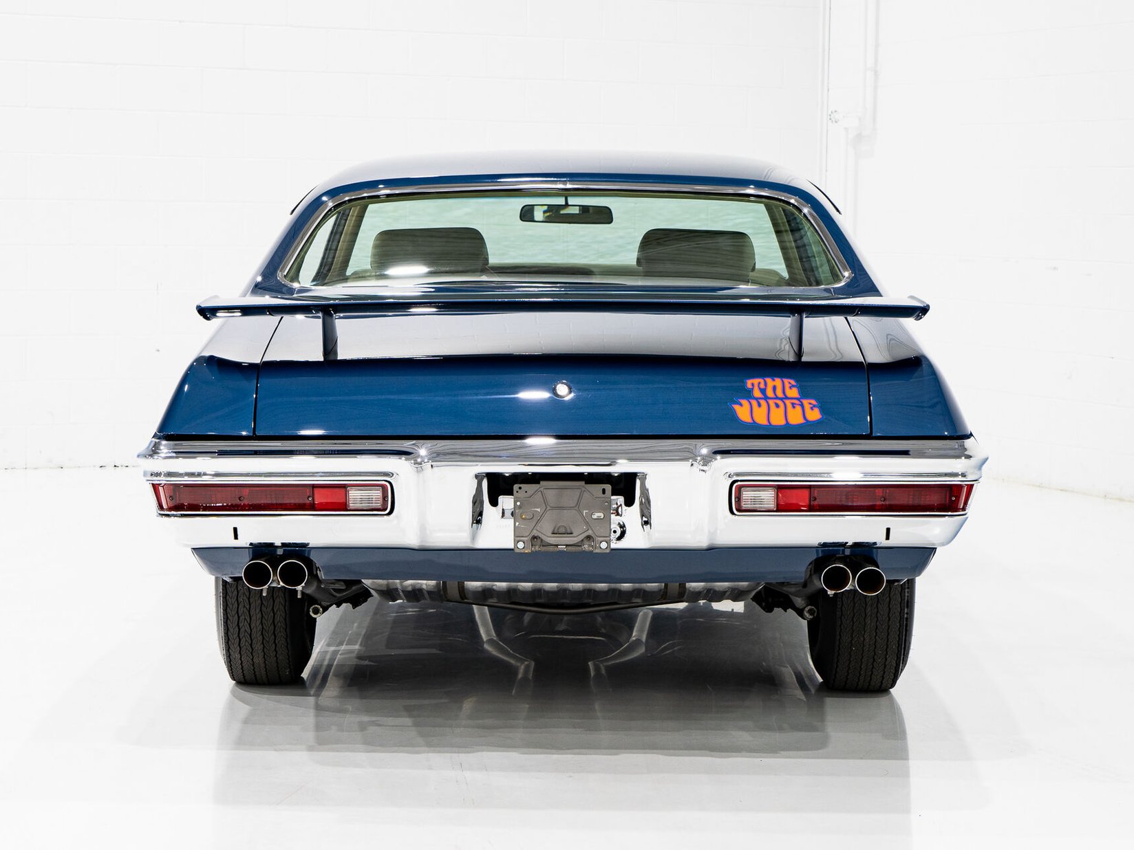 1970 Pontiac GTO The Judge Matching# Ram Air III 4-speed **PRIX EN USD** Blue Montreal - photo #23