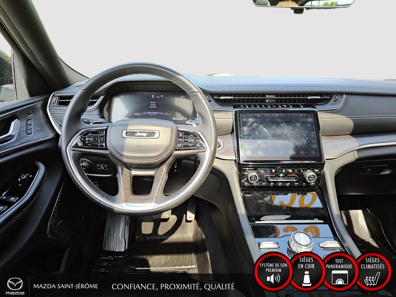 2023 Jeep Grand Cherokee Overland | TOIT PANORAMIQUE | AUDIO MCINTOSH | Black Saint-Jérôme - photo #22
