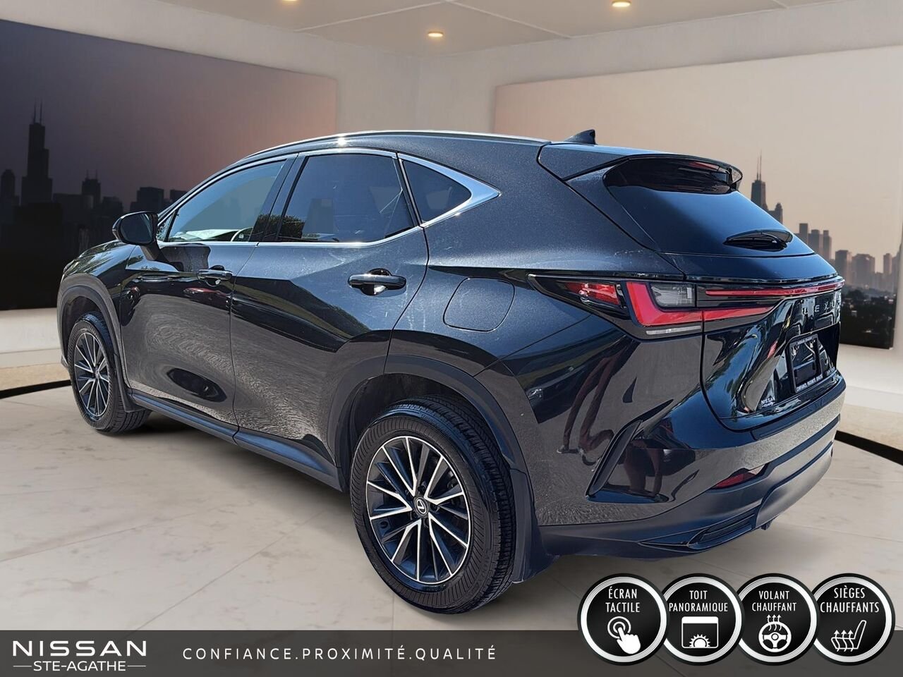 2025 Lexus NX 350 | INTÉRIEUR ROUGE NULUXE | TOIT OUVRANT | AWD Black Saint-Jérôme - photo #4