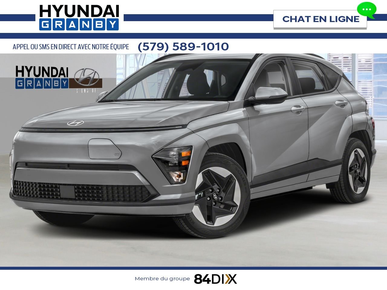 HYUNDAI Kona électrique 2026 Cybergris Granby - photo #0