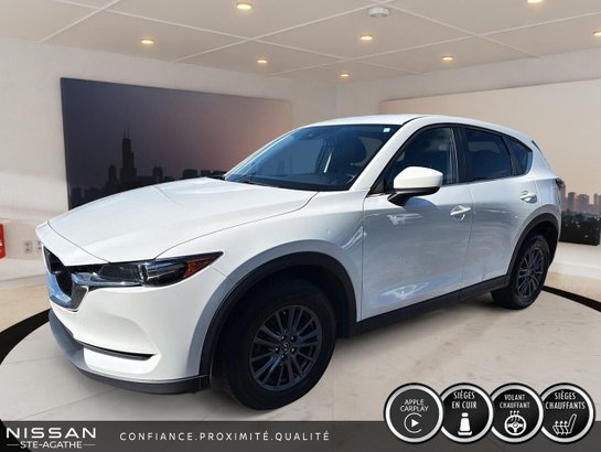 2020 Mazda CX-5 GS | CUIR | AWD | BANCS CHAUFFANTS | White