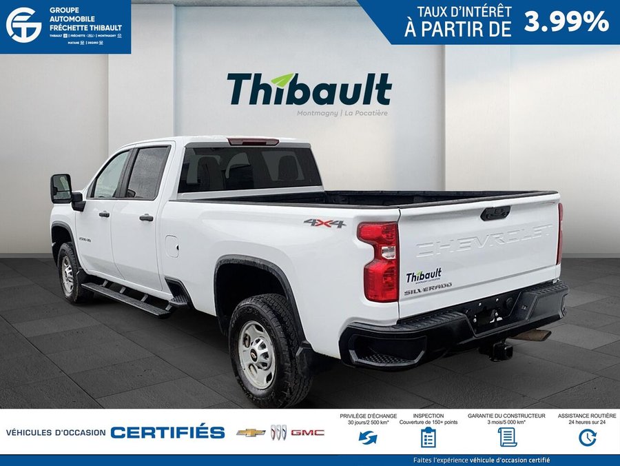 Chevrolet Silverado 2500HD WT cabine multiplace 4RM 172 po 2024 Blanc