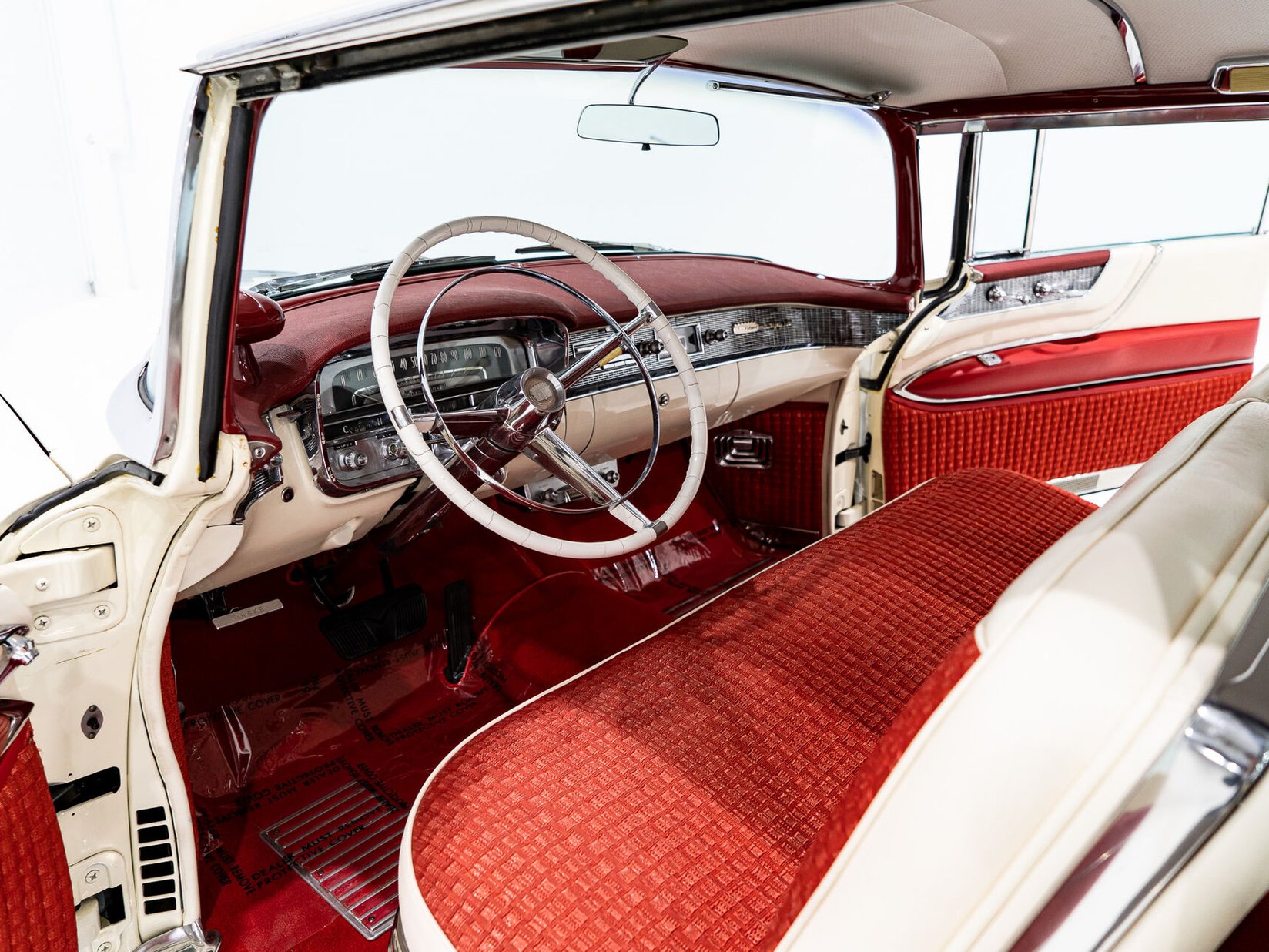 Cadillac Eldorado Seville With Factory A/C | PRIX EN USD 1956 Blanc Montréal - photo #8