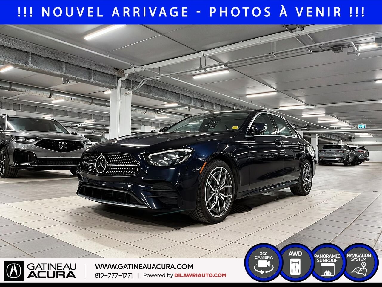 Mercedes-Benz Classe-E E 450 4MATIC 2021 Bleu Ottawa & Gatineau - photo #0