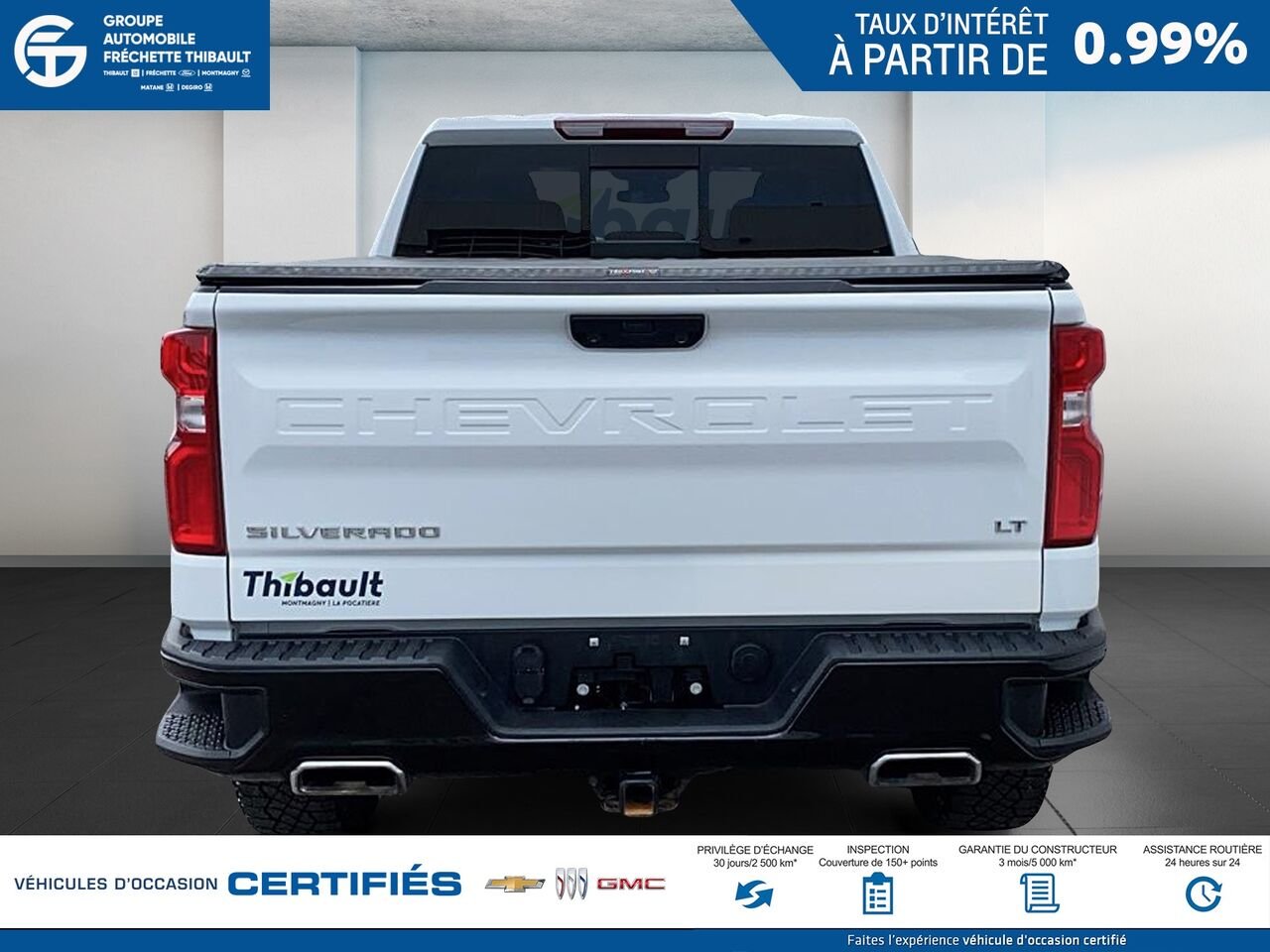 2024 CHEVROLET SILVERADO LT Trail Boss cabine multiplace 4RM 157 po White Montmagny - photo #2