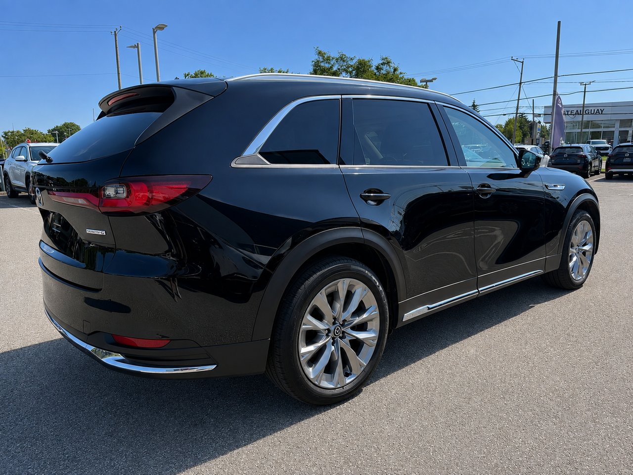 Mazda CX-90 hybride léger GT-P 2024 Noir Châteauguay - photo #4