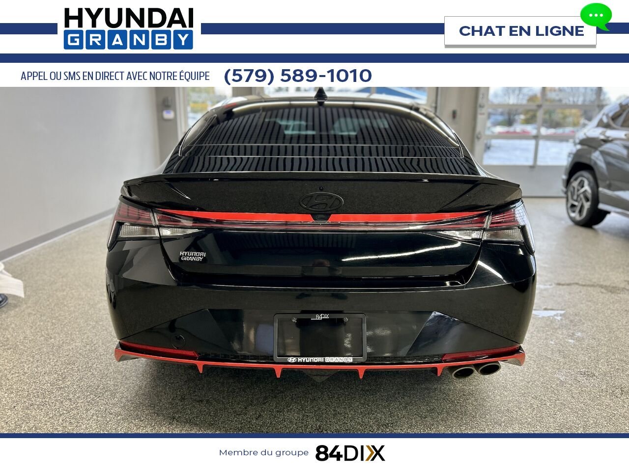 Hyundai Elantra 2021 Noir Granby - photo #5