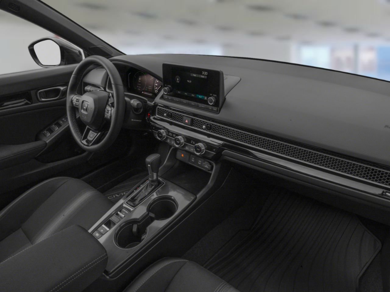 HONDA Civic hybride berline Sport eCVT 2026 Noir cristal nacré Lévis - photo #11