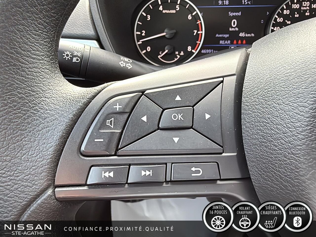 Nissan Altima 2.5 S | AWD | 46 902 KM | UN SEUL PROPRIÉTAIRE | CAMÉRA DE RECUL 2025 Noir Saint-Jérôme - photo #14