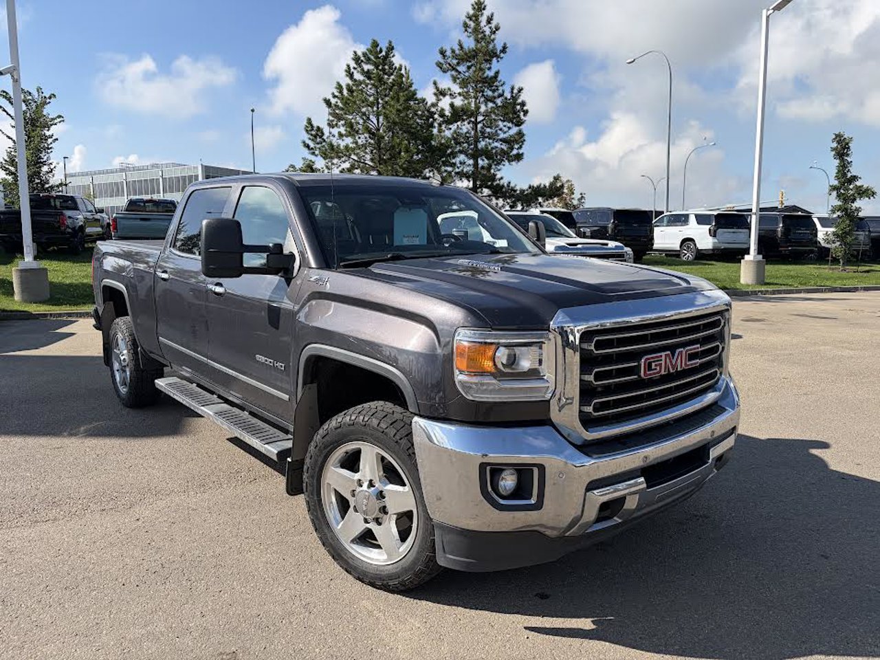 2015 GMC Sierra 2500HD 4WD Crew Cab 153.7 SLT Grey Sherwood Park - photo #1