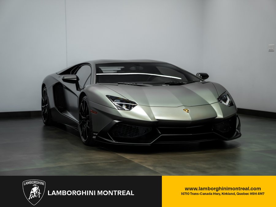 Lamborghini Aventador LP720-4 50th ANNIVERSARIO 9776 MILES 2014 Gris