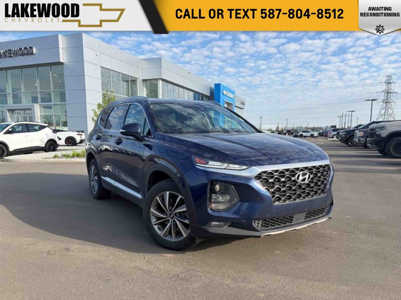 2019 Hyundai Santa Fe 2.4L Preferred AWD Blue Sherwood Park - photo #0
