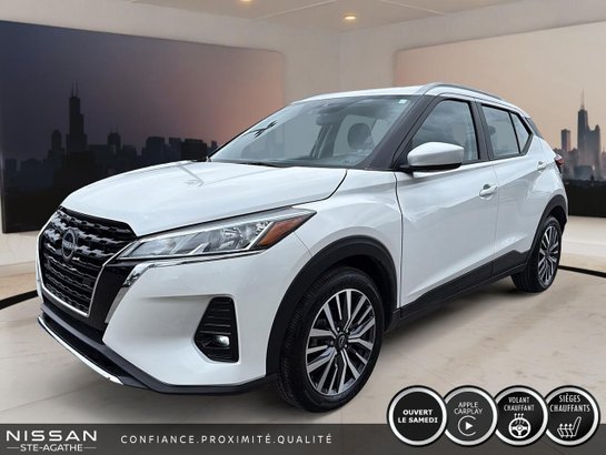 2024 Nissan Kicks SV | BAS KILO | CARPLAY | UN SEUL PROPRIÉTAIRE White