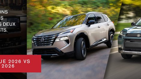Nissan Rogue 2026 vs Toyota RAV4 2026 : Quel VUS choisir à Châteauguay et sur la Rive-Sud de Montréal?