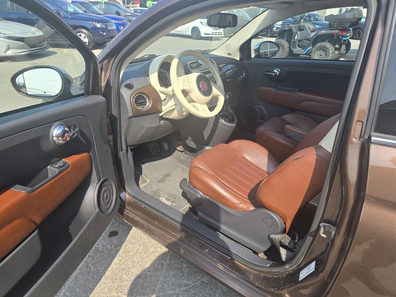 2012 FIAT 500 Brown  - photo #8