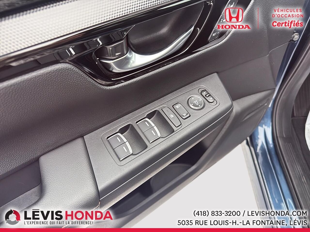 Honda CR-V Touring Hybride AWD Touring Traction Intégrale 2025 Bleu Lévis - photo #17