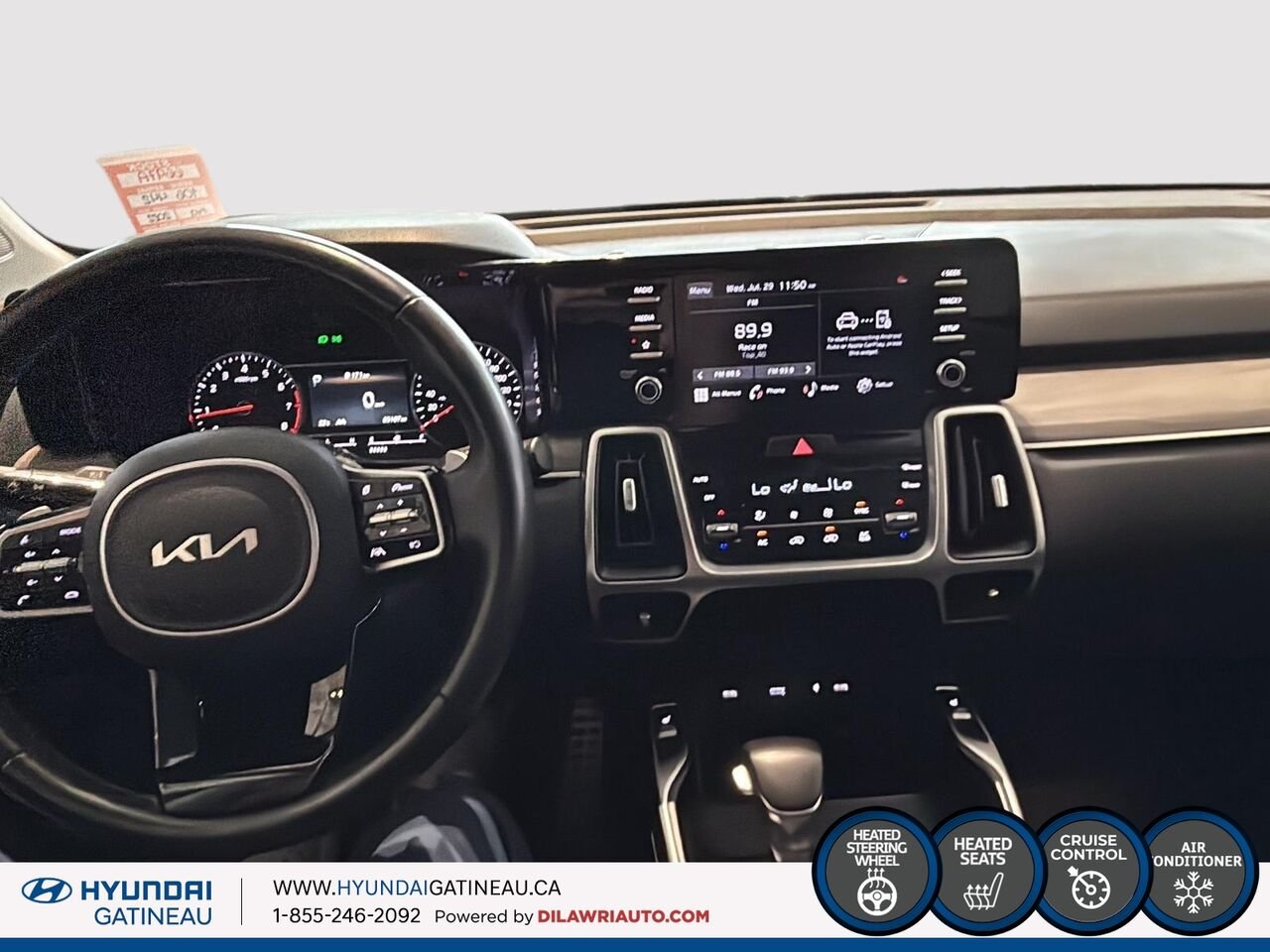 2022 Kia Sorento EX Traction Intégrale*** sieges en cuir ,sieges chauffants , awd *** Grey Ottawa & Gatineau - photo #7