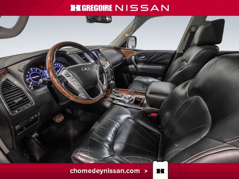 Infiniti QX80 CS6950 | Cuir * Toit * GPS * 7 Places 2017 Blanc Laval - photo #15