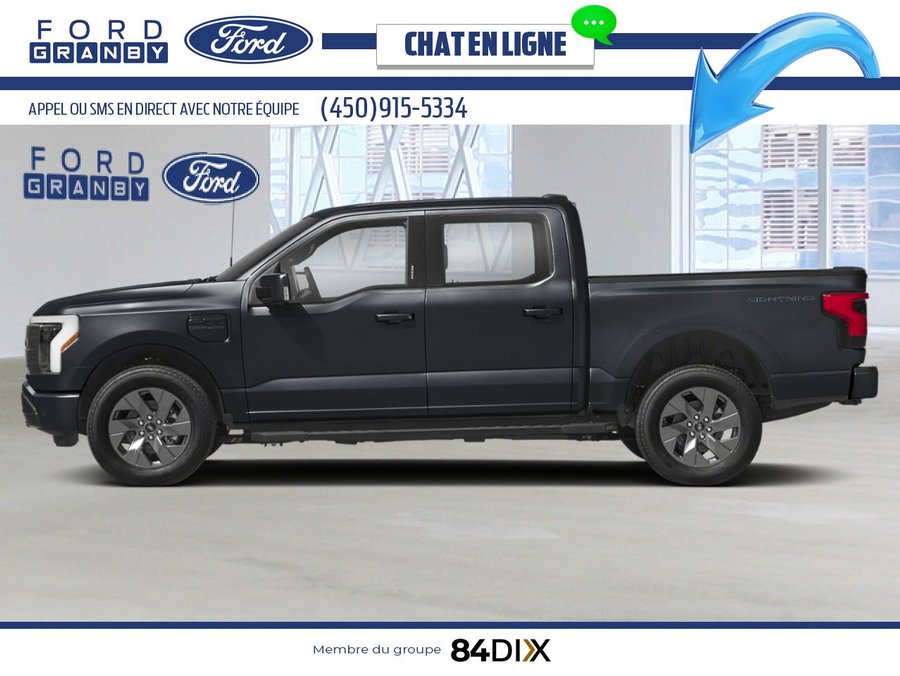 2025 Ford F-150 Lightning Agate Black Metallic