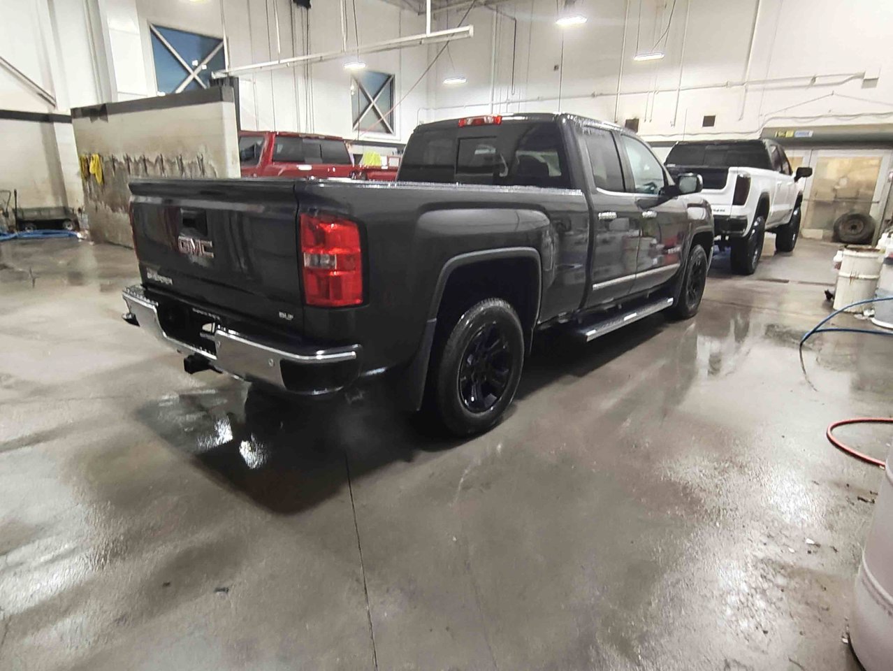2015 GMC Sierra 1500 4WD Double Cab 143.5 SLT Black Sherwood Park - photo #5