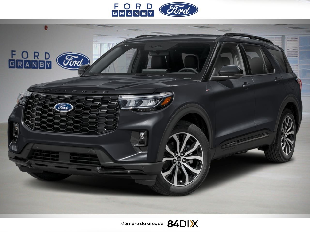 2026 Ford Explorer Agate Black Metallic Granby - photo #0