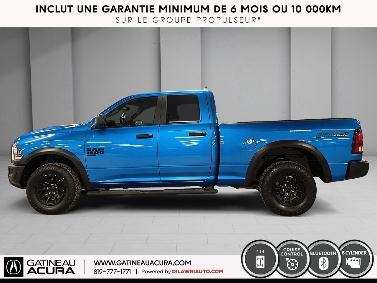 Ram 1500 Classic Warlock Quad Cab 4x4 2021 Bleu Ottawa & Gatineau - photo #16