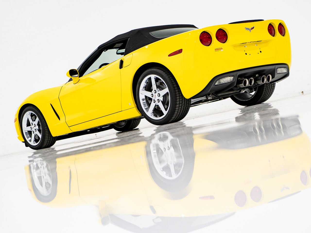 2008 Chevrolet Corvette With only 900km (563mi) From new with window sticker Yellow Kirkland - photo #19