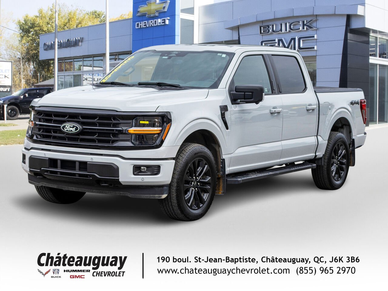 2024 Ford F-150 XLT cabine SuperCrew 4RM caisse de 5,5 pi Grey Châteauguay - photo #0