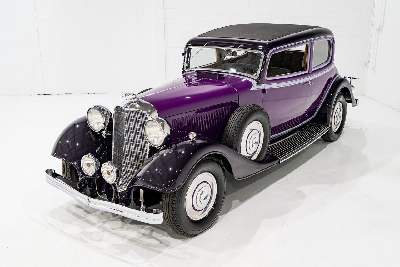 1933 Lincoln KB Victoria Coupe One Of 18 Built, And The Only Known Surviving **PRICE IN USD** Purple Montreal - photo #34