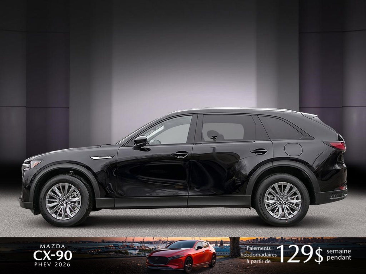 2026 Mazda CX-90 PHEV JM3KKCHAXT1377071 Jet Black Mica Mirabel - photo #2