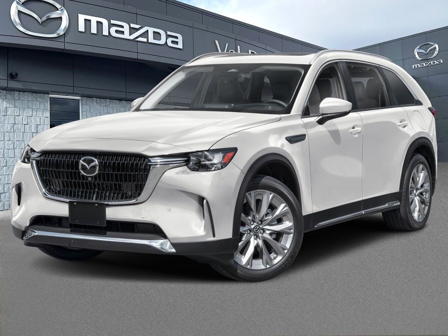 Mazda CX-90 hybride léger GT TI, MHEV 2026 Blanc rhodium métallisé