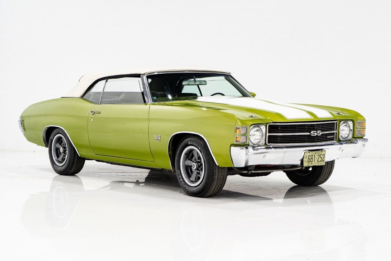 Chevrolet Chevelle SS Matching numbers 454 LS5 4-speed 1971 Vert Montréal - photo #56