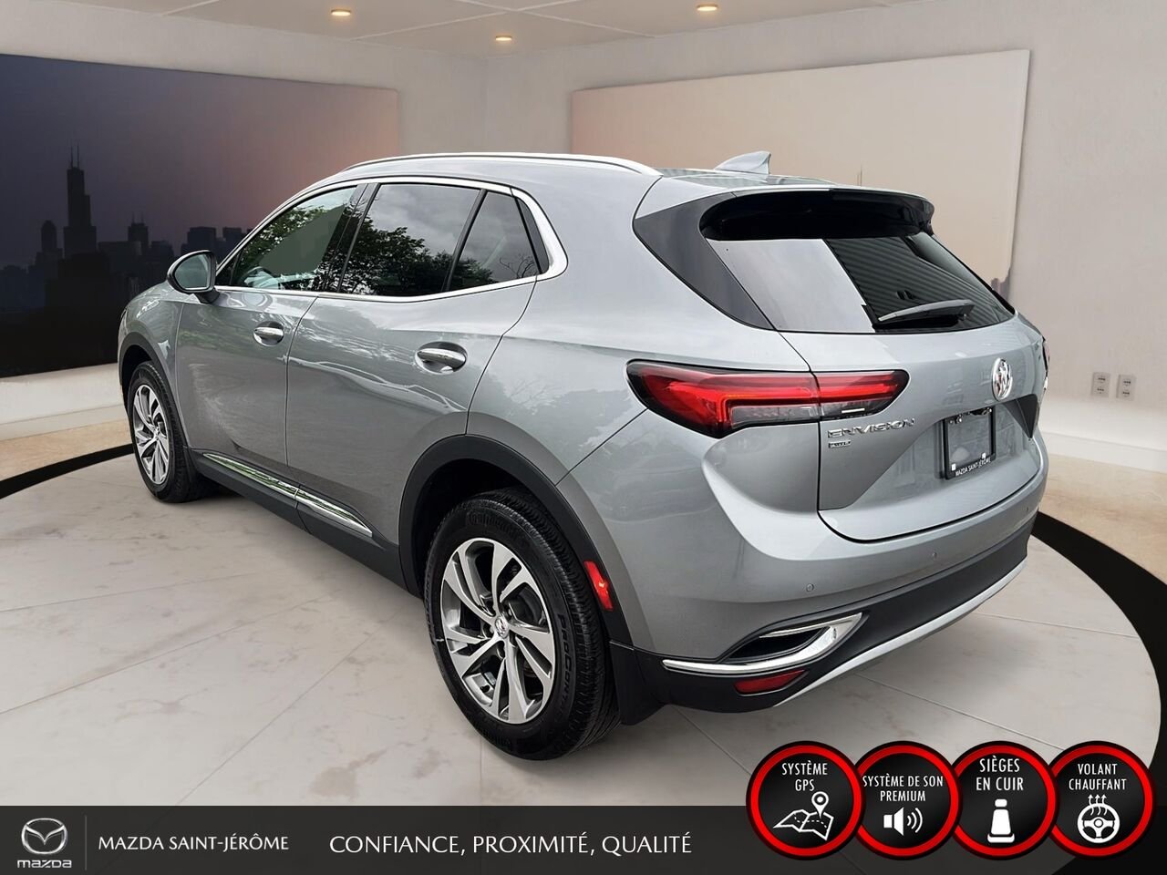 Buick Envision Essence | TOIT PANORAMIQUE | CUIR | AWD 2023 Gris Saint-Jérôme - photo #8