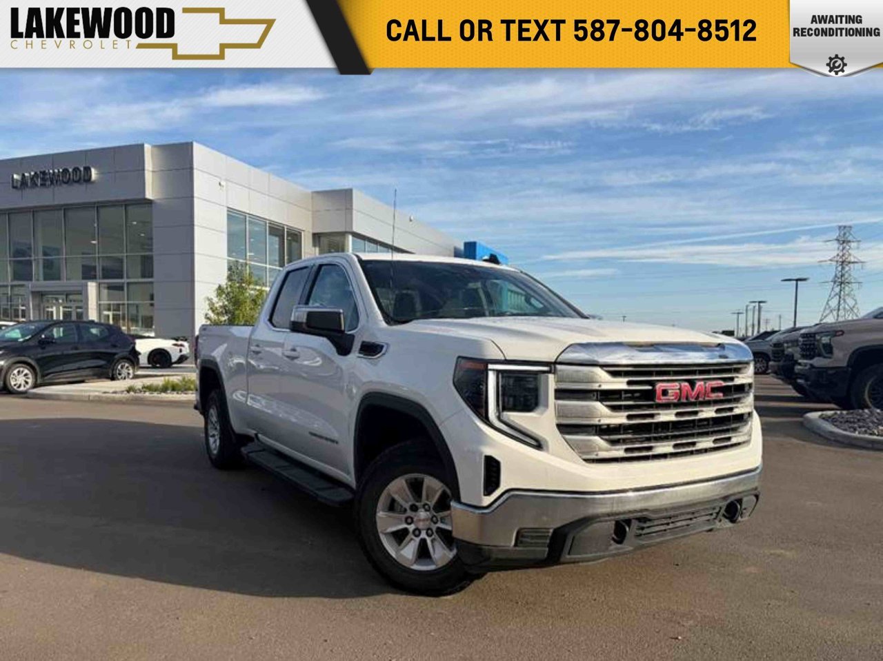 2023 GMC Sierra 1500 4WD Double Cab 147 SLE White Sherwood Park - photo #0