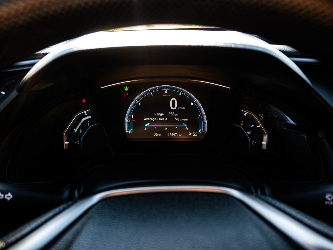 2018 Honda Civic Hatchback LX CVT White Sherwood Park - photo #19
