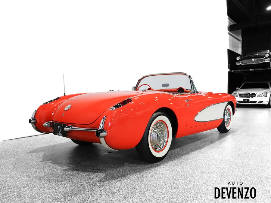 Chevrolet Corvette 1957 1957 Rouge