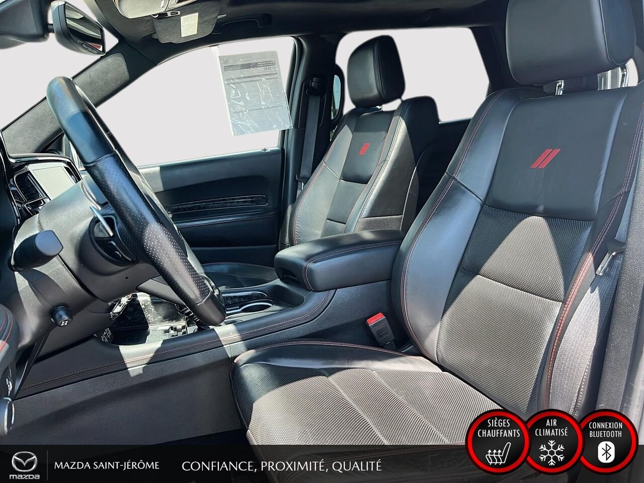 2024 Dodge Durango R/T Plus | GR.REMORQUAGE | TOIT OUVRANT | CUIR | White Saint-Jérôme - photo #17