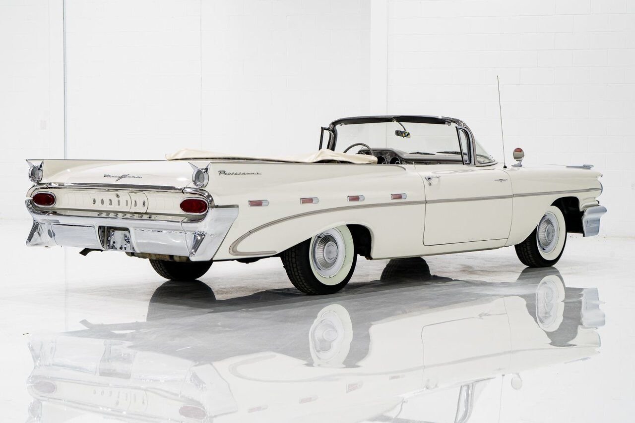 Pontiac PARISIENNE **PRIX EN USD** Fully restored with 261cu.in. and GM built sheet 1959 Blanc Montréal - photo #21
