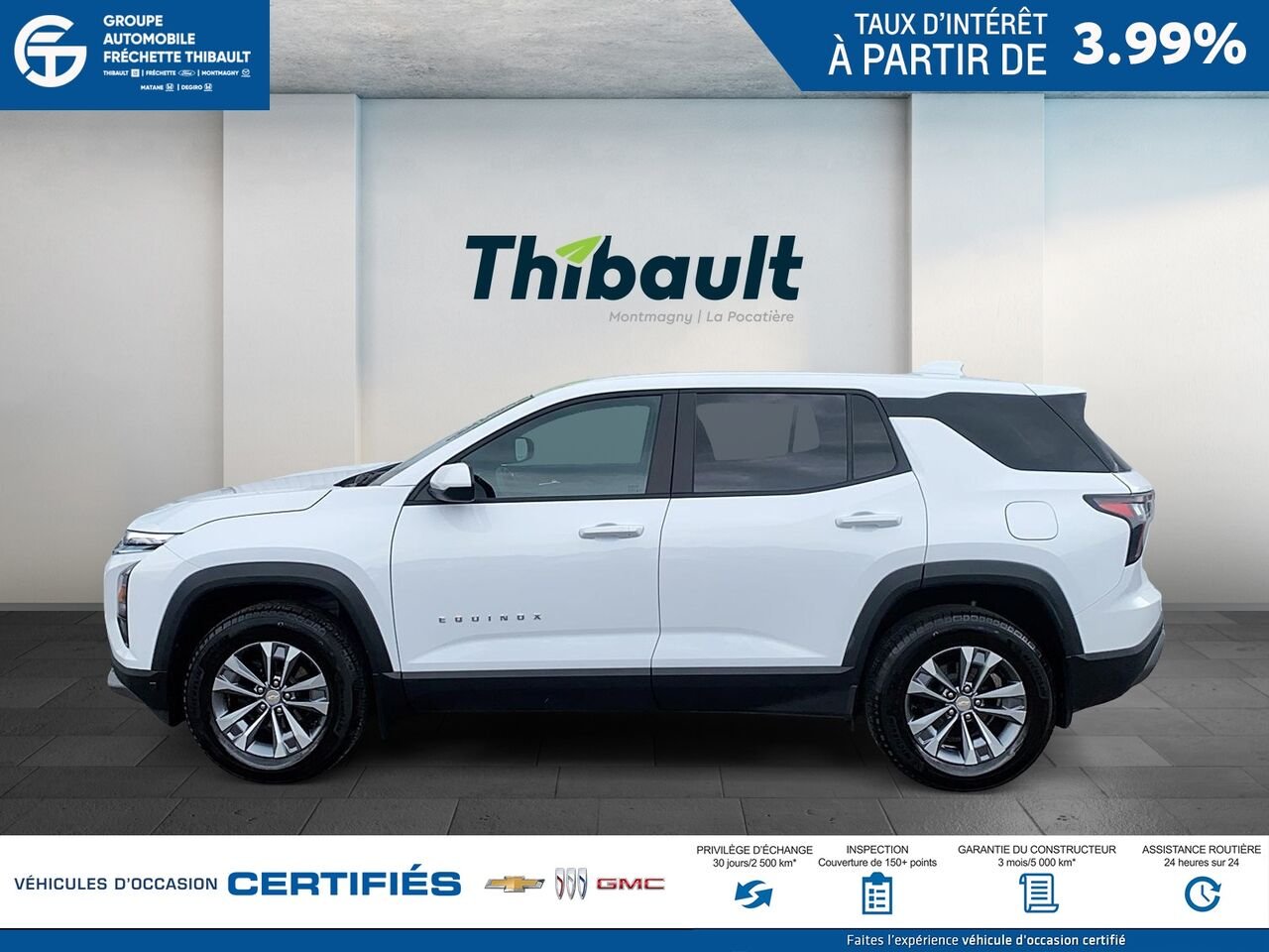 CHEVROLET EQUINOX LT 4 portes à transmission intégrale avec 2LT 2026 Blanc Montmagny - photo #4