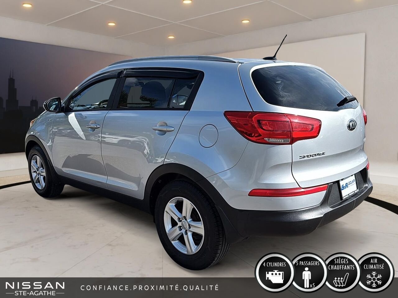 2016 Kia Sportage LX| AWD|BANC CHAUFFANT Silver Saint-Jérôme - photo #4