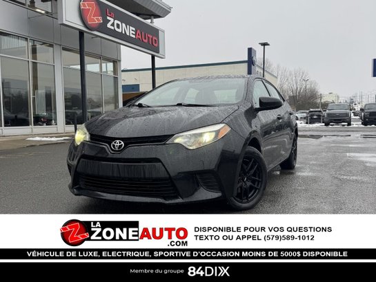 2015 Toyota Corolla 2015 Black