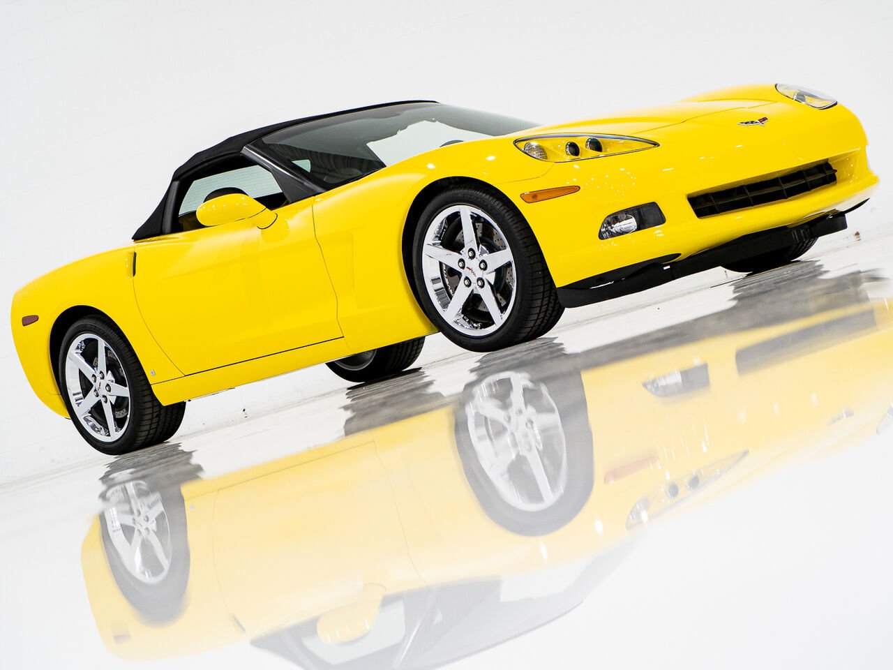 2008 Chevrolet Corvette With only 900km (563mi) From new with window sticker Yellow Kirkland - photo #18