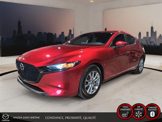 Mazda Mazda3 Sport GS LUXURY | AWD | TOIT OUVRANT | CUIR | 2024 Rouge