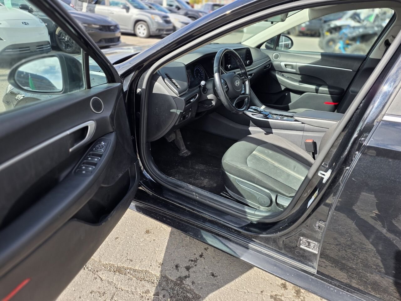 2021 Hyundai Sonata Black  - photo #7