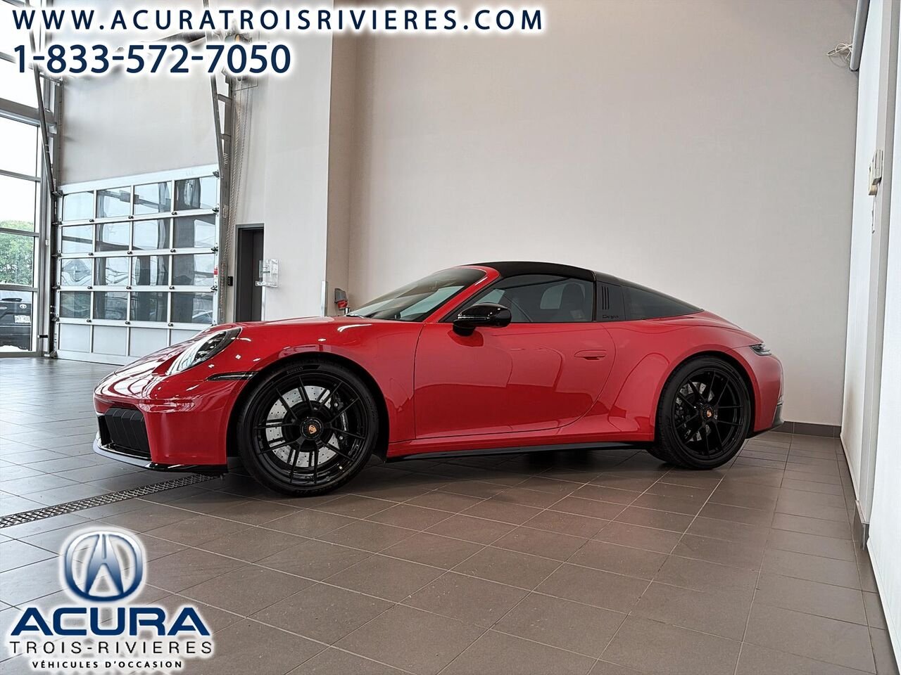 Porsche 911 TARGA 4 GTS T-HYBRID 2026 Rouge Trois-Rivières - photo #9