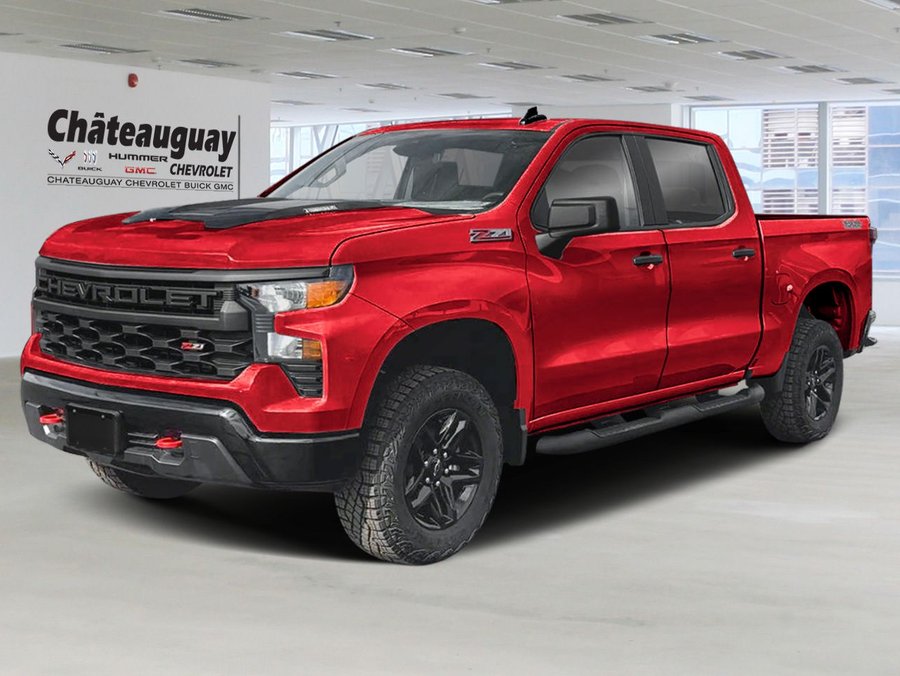 CHEVROLET Silverado 1500 Custom Trail Boss cabine multiplace 4RM 157 po 2026 Rouge ardent