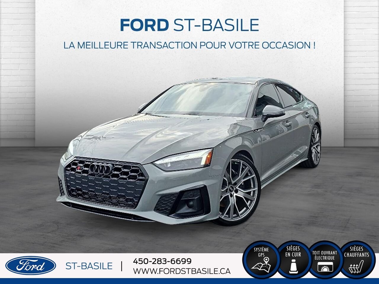 AUDI S5 2022 Gris Saint-Basile-le-Grand - photo #0