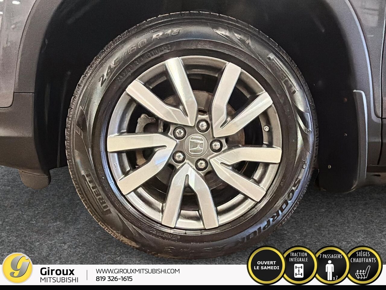 2022 HONDA PILOT Grey Sainte-Agathe-des-Monts - photo #7