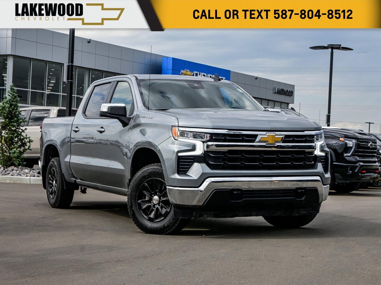 2025 Chevrolet Silverado 1500 4WD Crew Cab 147 LT Grey Sherwood Park - photo #0